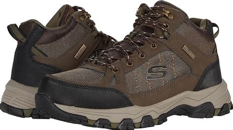 Skechers Relaxed Fit Selmen Melano Chocolate Men S Shoes Shopstyle Hiking Boots