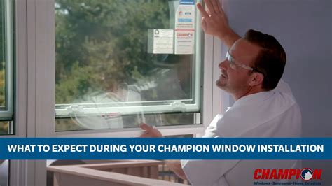 What To Expect During Your Champion Window Installation Youtube