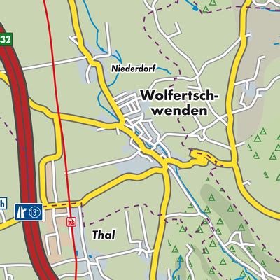 Wolfertschwenden Stadtpläne und Landkarten