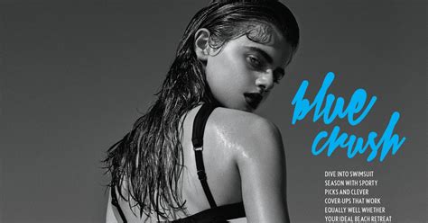 Elite Model Management Toronto Editorials Blue Crush