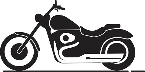 simple vintage and unique motorcycle silhouette 10773394 Vector Art at Vecteezy