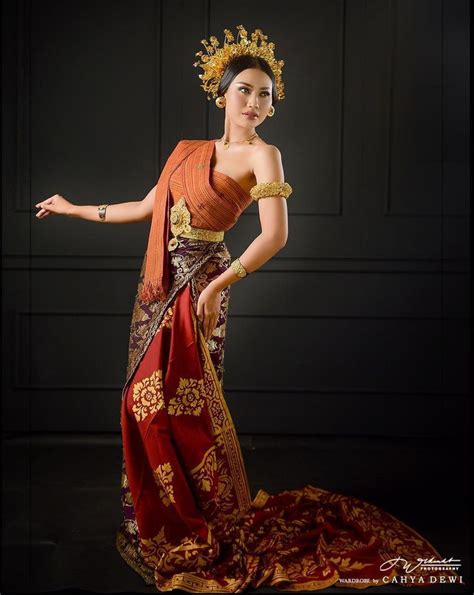 Bali Indonesia Traditional Clothes Costume Model Pakaian Gaya