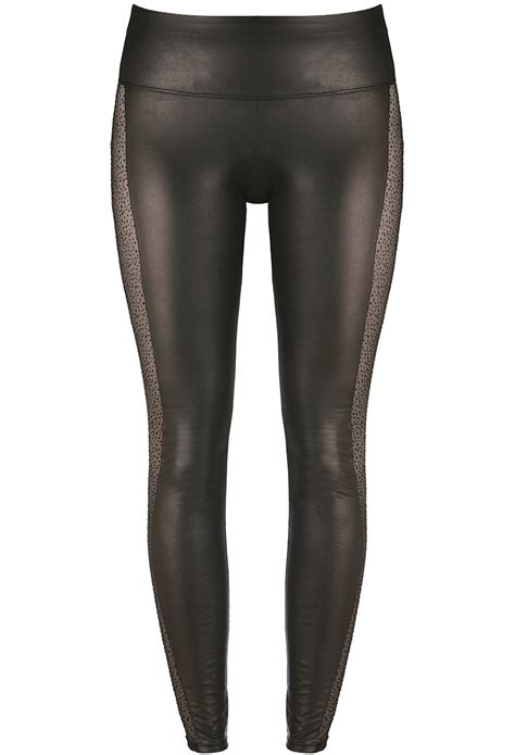 Leggings Im Wetlook Design Hosen Club Hot Fashion Odretto Highheels