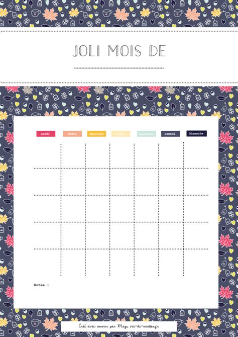 Organisateur à colorier Vie de Miettes Print Planner Planner Book