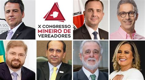 X Congresso Mineiro de Vereadores lideranças políticas mineiras