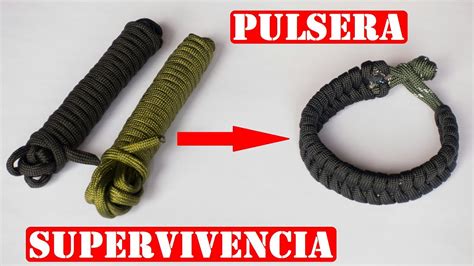 C Mo Hacer Una Pulsera De Supervivencia Con Cuerda Paracord Youtube