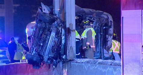 Police Identify 2 Victims Of Single Vehicle Crash On Hwy 401 Toronto