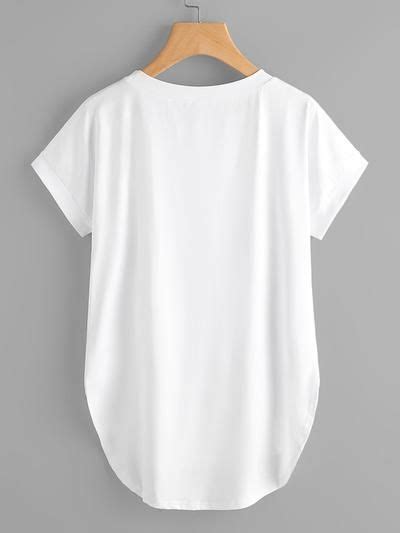 High Low Curved Hem Tshirt With Images Curved Hem Tee Curved Hem Tshirt Curved Hem Shirt