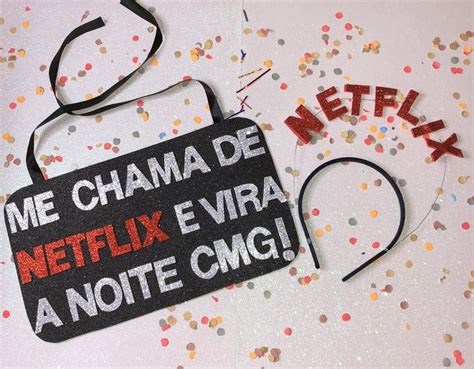 Plaquinha E Tiara Netflix