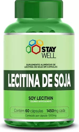 Lecitina De Soja Stay Well Mg C Psulas Mercadolibre