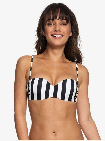 Beach Basic Top De Bikini Bandeau Con Aros Para Mujer Roxy