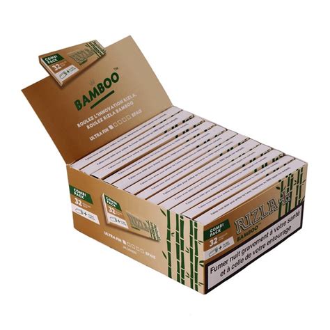 RIZLA Bamboo Combi Package King Size Papers Bamboo Fibers Tips 1