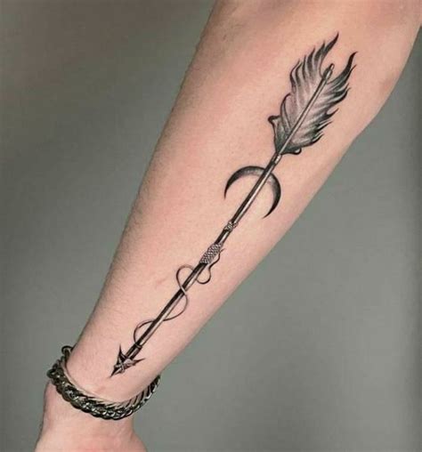 Forearm Arrow Tattoo Designs For Constant Direction