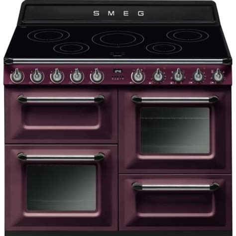 Smeg Tr Irw Cm Red Wine Victoria Induction Range Cooker Jub