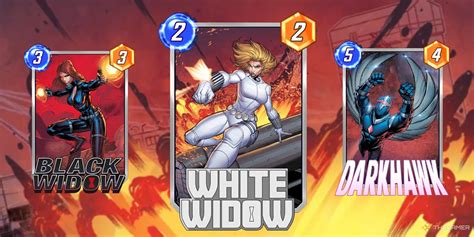 Best Cards To Use With White Widow In Marvel Snap