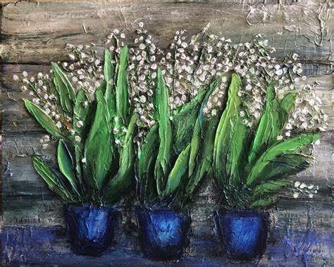 The Lilies Of The Valley Painting by Daria Chaika on Gallery Today