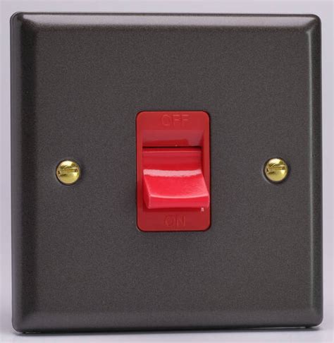 45a Dp Switch Sq Vogue Slate Grey Varilight Xy45ssl