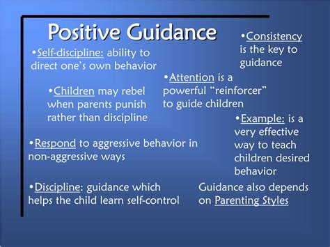 Ppt Positive Guidance And Discipline Powerpoint Presentation Free