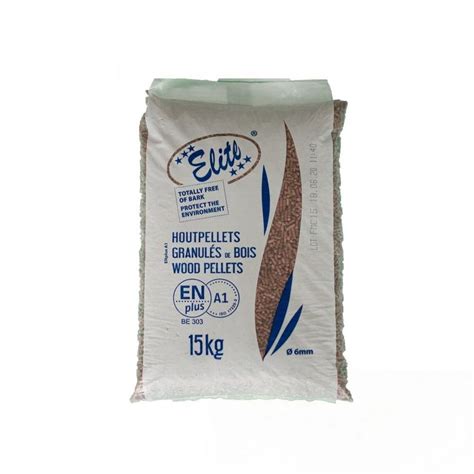 Elite Blauw Loofhoutpellets En Plus A Zakken Kg Kg