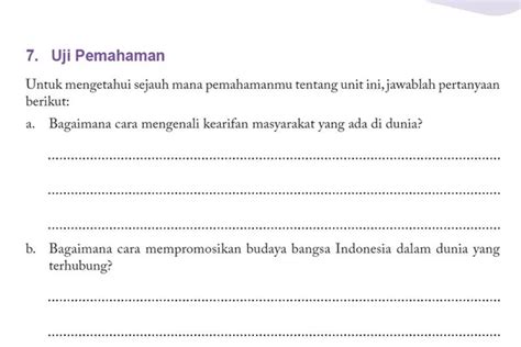 Kunci Jawaban Pkn Kelas 11 Kurikulum Merdeka Halaman 129 Uji Pemahaman Cara Mengenali Kearifan