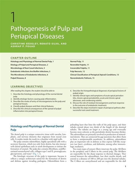 Pdf Pathogenesis Of Pulp And Periapical Diseases Dokumen Tips