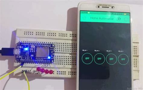 Home Automation Using Using Esp8266 And Blynk App Iot