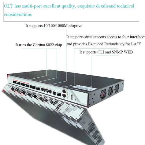 Optic Fiber Olt Gpon Ports Ftth Fttx Networking Solutions C Gpon