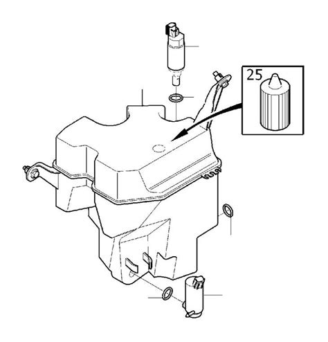 Volvo V Washer Fluid Reservoir Front Volvo Cars