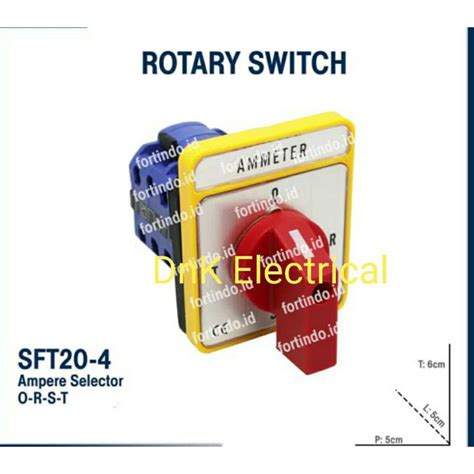 Jual Rotary Switch Ampere Selector Ass Ammeter Sa Fort Sft