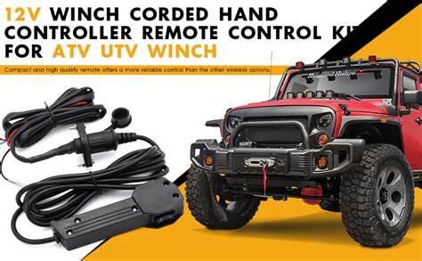 V Winch Corded Hand Controller Control Switch Kit For Atv Utv Winch