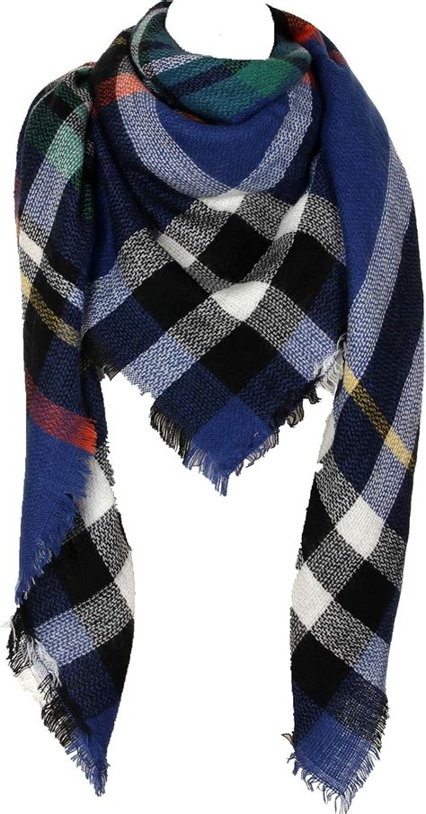 Echarpe Femme Carreaux Ecossaise Foulard Chale Douce Chaude Grand