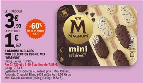 Promo B Tonnets Glac S Mini Collection Cookie Mix Magnum Chez E