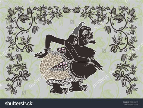 Indonesian Batik Design Semar Variety Motifs Stock Vector Royalty Free