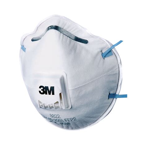 3m Ffp2 Valved Respirator 8822 Pack Of 10 8822