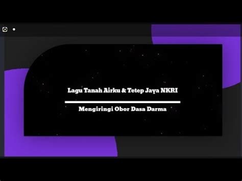 Keren Pengiring Obor Dasa Darma Dalam Api Unggun Tanahairku