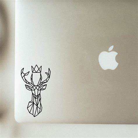 Terrasen Stag Decal Throne Of Glass Inspired Etsy