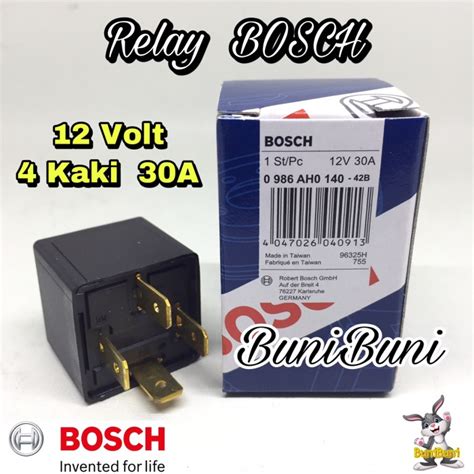 Jual Fs Relay Bosch V Kaki Riley Rilei Bosch Pin Kaki