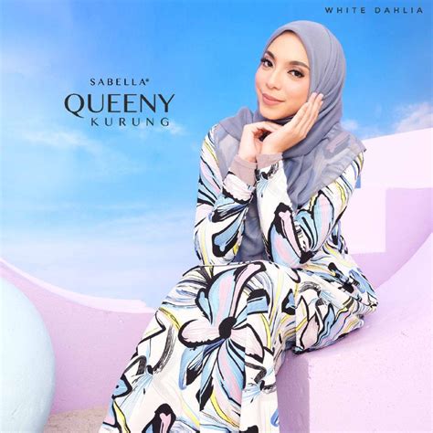 Ready Stock Baju Kurung Ironless Tanpa Gosok Queeny Kurung By Sabella