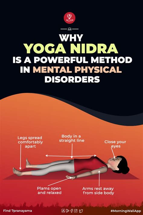 a woman laying on her back with the words why yoga nidra is a powerful method in mental physical ...