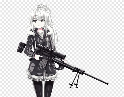 Anime Girl Holding Gun Goth Soft Grunge E-Girl E-Boy Poster By ...