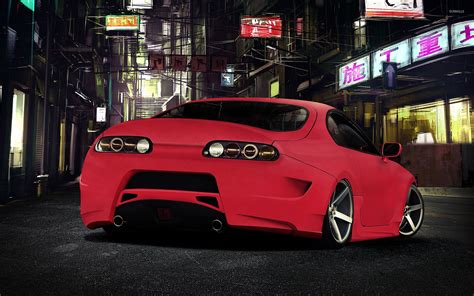 Red Toyota Supra wallpaper - Car wallpapers - #49357