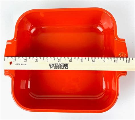 Peugeot Appolia Square 9 X 9 Baking Dish Red 6200280 EBay