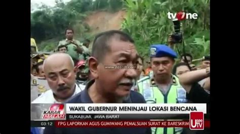 Wakil Gubernur Jawa Barat Dedi Miswar Datangi Lokasi Korban Longsor