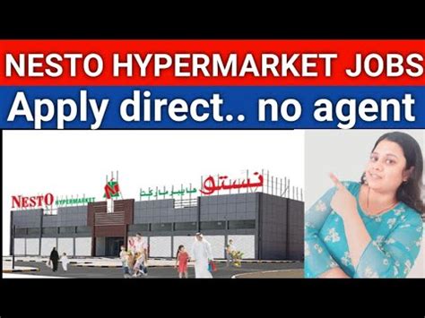 Nesto Hypermarket Jobs In UAE Latest Job Vacancy In Dubai Dubai