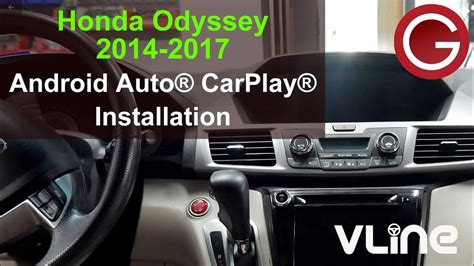 Honda Odyssey 2014 2015 2016 2017 Carplay® Android Auto® Install Stereo Removal Grom Vline Hon3