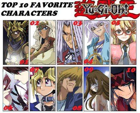 Top 10 Favorite Yu-Gi-Oh! Characters by DuskMindAbyss on DeviantArt