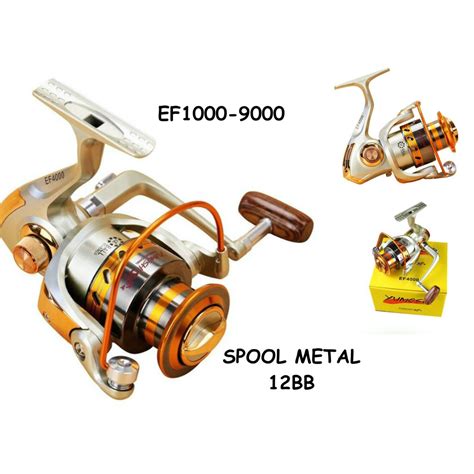 Jual Reel Yumoshi Aluminium Spool Bb Ef Cod Shopee Indonesia