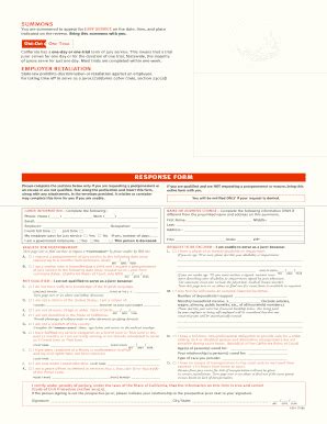 Fillable Online Courts Ca Response Form California Courts State Of