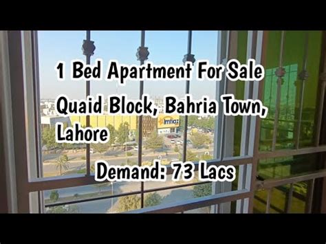 Bed Flat For Sale Quaid Block Bahria Town Lahore