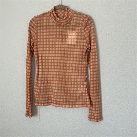 Acne Studios Women S Orange And Pink Shirt Depop